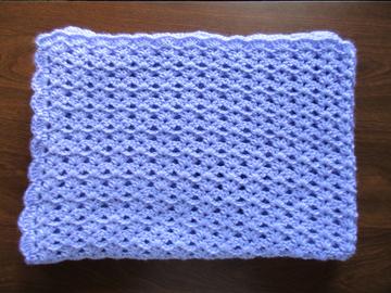 Crochet Double v-stitch afghan