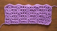 Double post stacked shell stitch for crochet