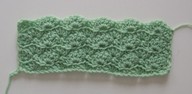 Large shell stitch for crochet