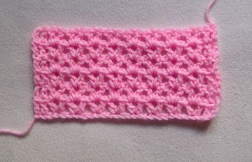 Crochet V stitch