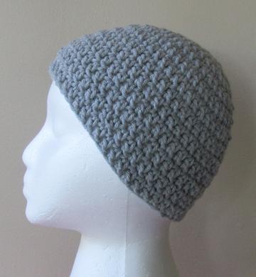 Simple crochet beanie hat